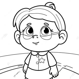 Little Einsteins Annie Coloring Page | Little Einsteins Annie coloring page