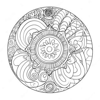 Spiroglyphics Coloring Page | Spiroglyphics coloring page