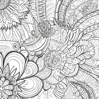 Intricate Spiroglyphics Patterns Coloring Page | Spiroglyphics coloring page