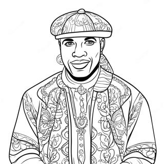 Black Man Coloring Page | Black Man coloring page