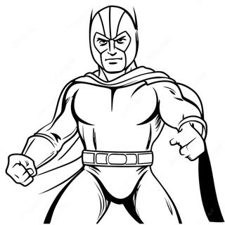 Bibleman in Action Coloring Page | Bibleman coloring page