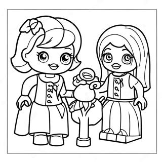 Lego Friends Coloring Page | Lego Friends coloring page