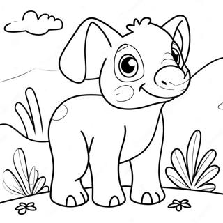 Fun Animal Shading Coloring Page | Shading coloring page