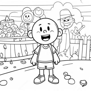 Page à colorier du Journal d'un dégonflé | Page de coloriage Le Journal d'un Dégonflé
