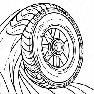 Tire Coloring Page | Tire coloring page