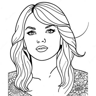 Taylor Swift Reputation Coloring Page | Taylor Swift Reputation coloring page