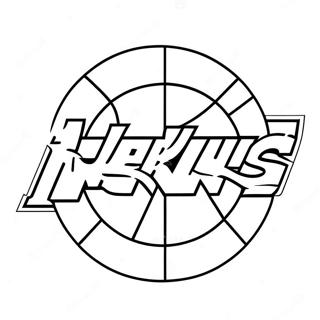 New York Knicks Logo Coloring Page | New York Knicks coloring page