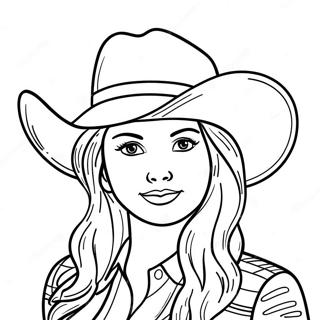 Menina Do Campo Páginas para Colorir