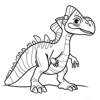 Dilophosaurus Coloring Page | Dilophosaurus coloring page
