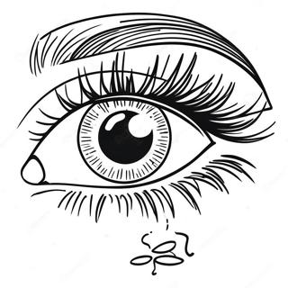 Eye Coloring Page | Eye coloring page