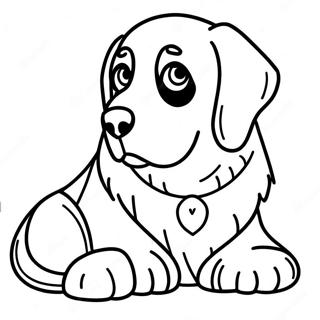 Bernese Mountain Dog Coloring Page | Bernese Mountain Dog coloring page