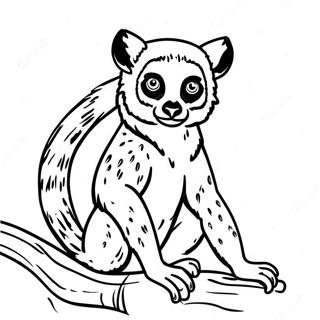 Lemur Coloring Page | Lemur coloring page