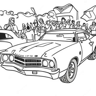 Dukes of Hazzard Coloring Page