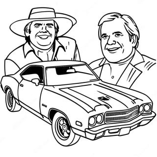 Dukes Of Hazzard Kleurplaten