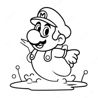 Super Mario Odyssey Coloring Page | Super Mario Odyssey coloring page