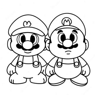 Cappy and Mario Adventure Coloring Page | Super Mario Odyssey coloring page
