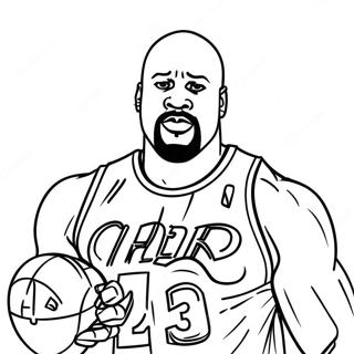 Shaq Coloring Page | Shaq coloring page