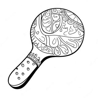 Maracas Coloring Page | Maracas coloring page