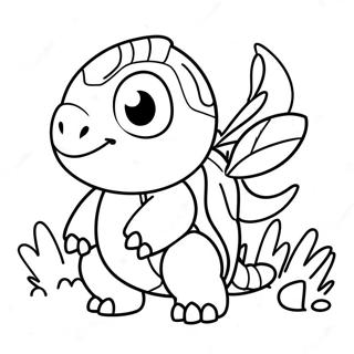 Turtwig Coloring Page | Turtwig coloring page
