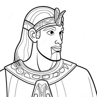 Page à colorier du Prince d'Égypte | Page de coloriage Prince d'Égypte