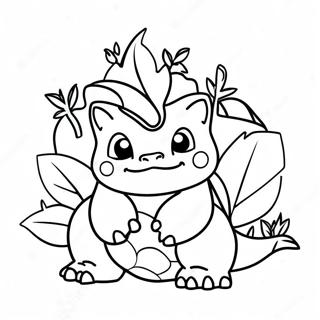 Ivysaur Coloring Page | Ivysaur coloring page