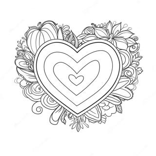 True Love Heart Coloring Page | True Love Love coloring page