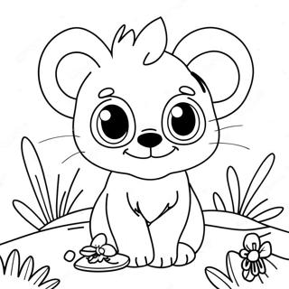 Cute Hard Animal Coloring Page | Cute Hard Animal coloring page