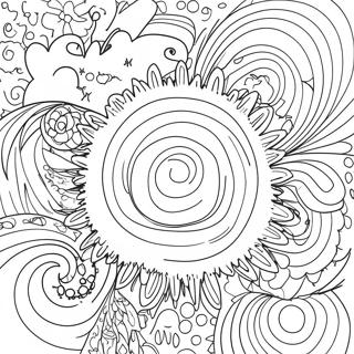 Galaxy Celestial Coloring Page | Galaxy Celestial coloring page