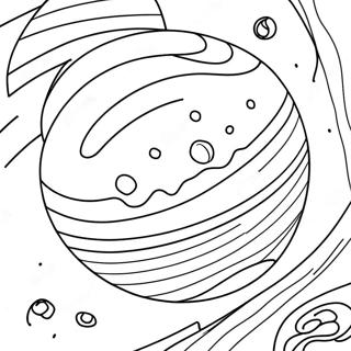 Jupiter Planet Coloring Page | Jupiter coloring page
