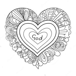God Is Love Coloring Pages
