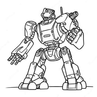 War Robots Coloring Page | War Robots coloring page