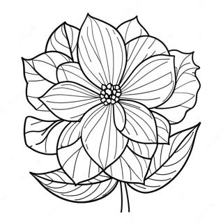 Hydrangea Flower Coloring Page | Hydrangea coloring page