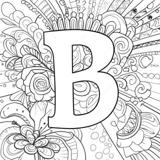 Bright Number 5 Coloring Page | Number 5 coloring page