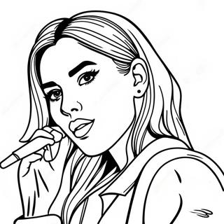 Dua Lipa Coloring Page | Dua Lipa coloring page