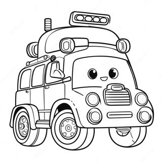 Robocar Poli Coloring Page | Robocar Poli coloring page