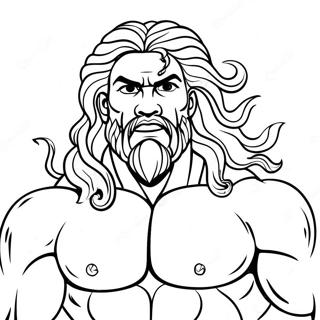 Samson Coloring Page | Samson coloring page