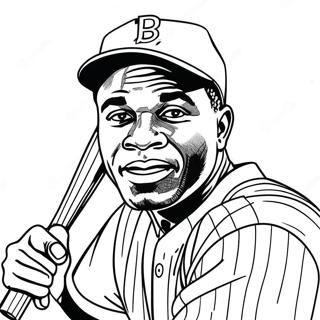 Jackie Robinson Coloring Page | Jackie Robinson coloring page