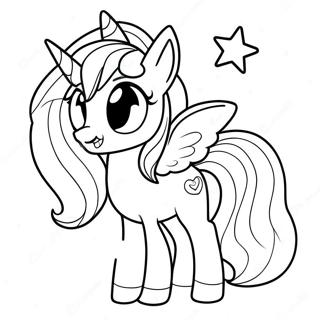 Princess Luna in Dreamland Coloring Page | Princess Luna coloring page