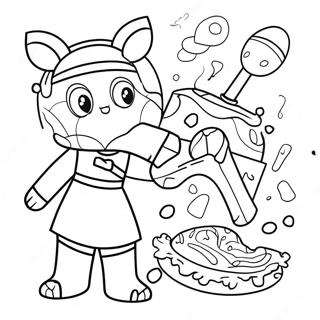 Felt Coloring Page for Kids | Felt coloring page