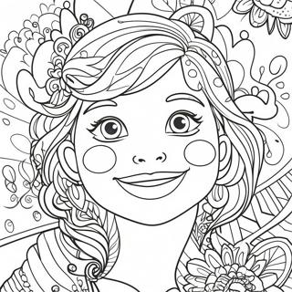 I Am Happy Coloring Page | I Am coloring page