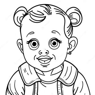 Cry Baby Coloring Page | Cry Baby coloring page