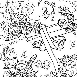 Jamaica Flag Coloring Pages