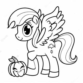 My Little Pony Halloween Coloring Page