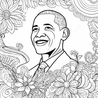 Barack Obama Inspirational Quote Coloring Page | Barack Obama coloring page