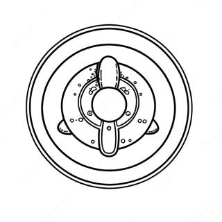 Ohio State Flag Coloring Page | Ohio coloring page