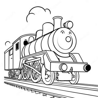 Wilson the Engine Coloring Page | Chuggington coloring page