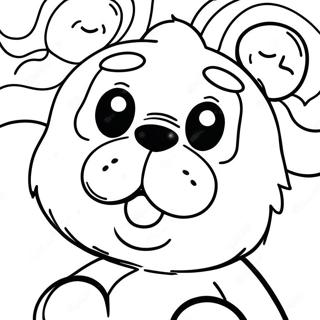 Stoner Care Bear Coloring Page | Stoner Care Bear coloring page