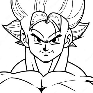 Super Saiyan 4 Goku Coloring Page | Super Saiyan 4 coloring page