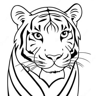 White Tiger Coloring Page | White Tiger coloring page