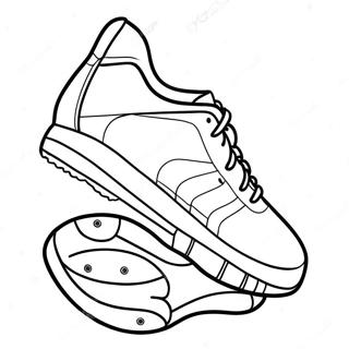 Soccer Shoe Coloring Page | Soccer Shoe coloring page